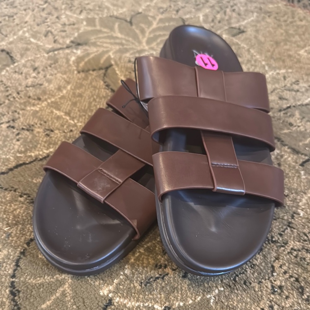 New York & Company Chocolate Brown Sandals